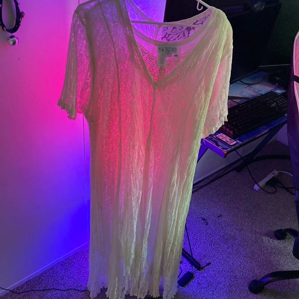 Lace Slip Dress size 18